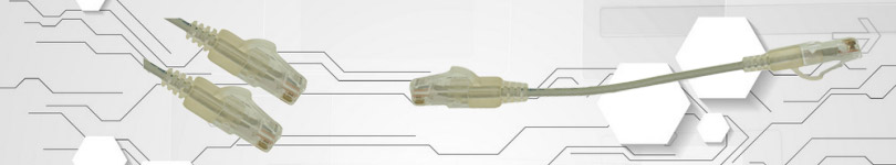 Cat 6 Ultra Slim Booted Patch Cables