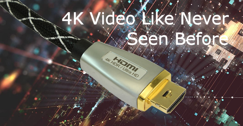 Elfcam® - 8m 4K Cable HDMI 2.0 Haute Vitesse Ultra HD, Male a Male  Supportant Les Formats 3D et avec prise en charge d'Ethernet etoir 8m