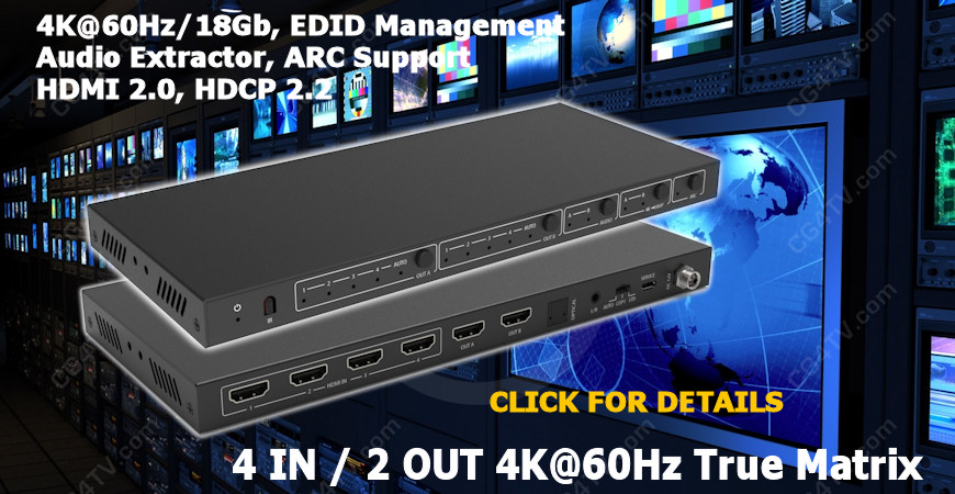 4IN 2OUT HDMI Matrix