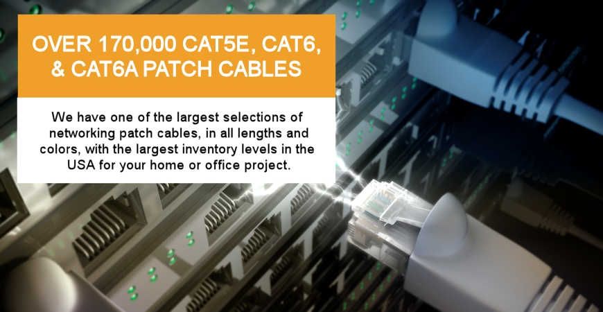 Networking Patch Cables: Largest Inventory in USA