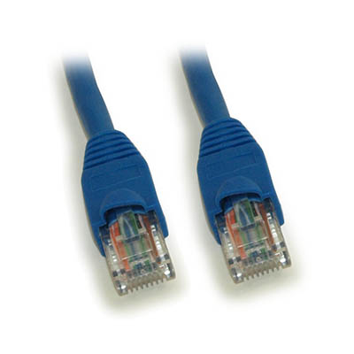 4ft Cat6 Ethernet RJ45 Patch Cable, Stranded, Snagless Booted, BLUE
