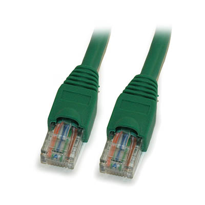 6ft Cat6 Ethernet RJ45 Patch Cable, Stranded, Snagless Booted, GREEN