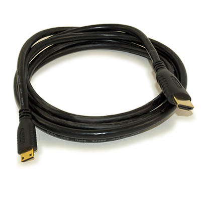 6ft HIGH-SPEED Mini-HDMI to HDMI  30 AWG Cable