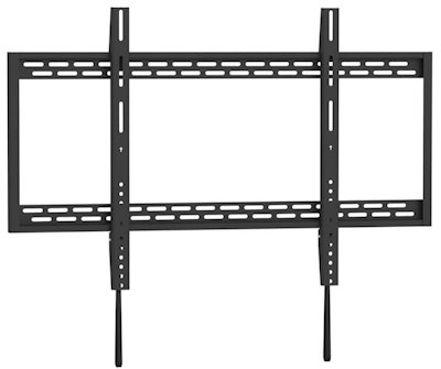 LOW PROFILE Wall Mount Bracket 60-100'' TVs to 220 lbs Black