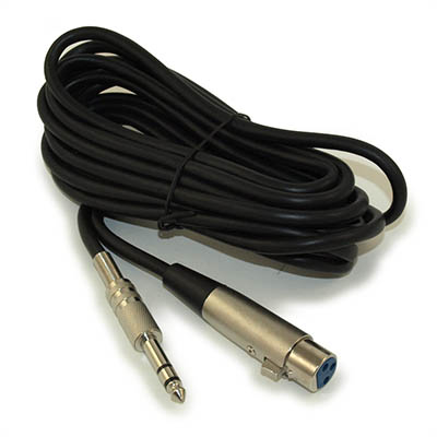 15Ft XLR 3P Female to 1/4