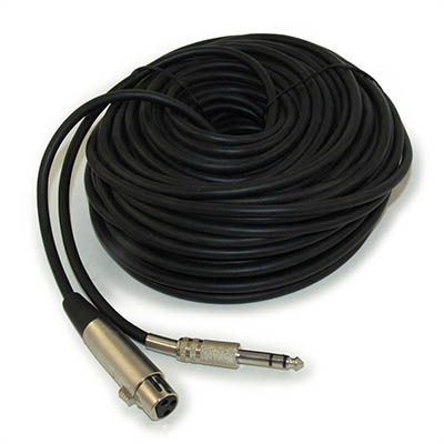 100Ft XLR 3P Female to 1/4