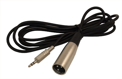 3Ft XLR 3P Male to 3.5mm TRS Male (Balanced Audio) Capture Cable