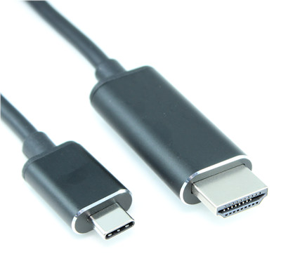 30ft USB 3.2 Gen2 Type-C Male to HDMI 18GB 4K@60Hz Fiber Optic/Hybrid Cable