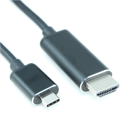 65ft USB 3.2 Gen2 Type-C Male to HDMI 18GB 4K@60Hz Fiber Optic/Hybrid Cable