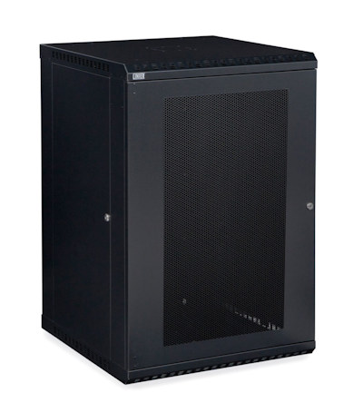 12U Wall Mount Cabinet 23inches Deep with Vented Cabinet, 250lbs Capacity
