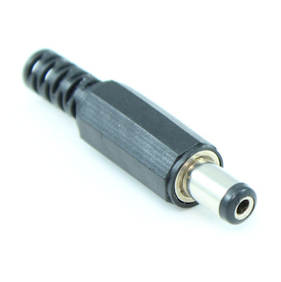 Barrel Connector (5.5/2.1mm) Self-Solder, Male