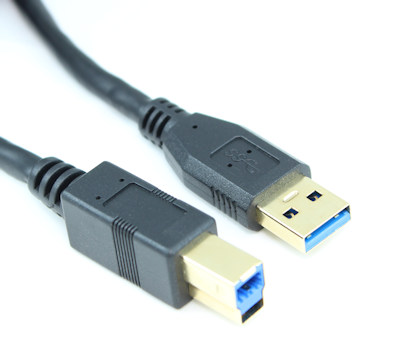 15ft USB 3.2 Gen 1 SUPERSPEED 5Gbps Type A Male to B Male Cable, Black