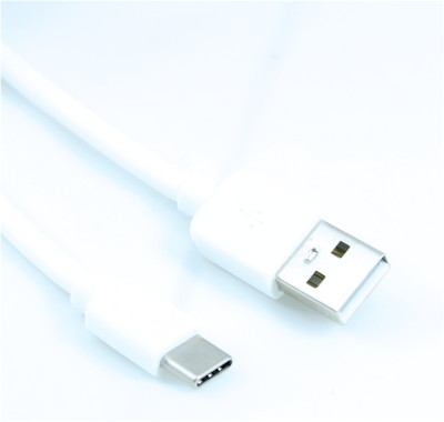 6ft USB Type-C Male to Type-A Male Cables, 480Mbps, WHITE