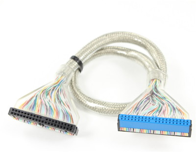 18inch IDE Cable, IDE ATA/133 Single Drive Round Int Cable 40pin, PIN10 BLOCKED, Silver