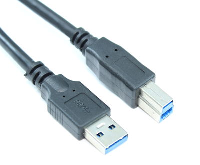 6ft USB 3.2 Gen 1 SUPERSPEED Certified 5Gbps Type A Male to B Male Cable, Black