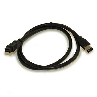 6ft, 9 Pin to 6 Pin Firewire-800/400 Bilingual Cable
