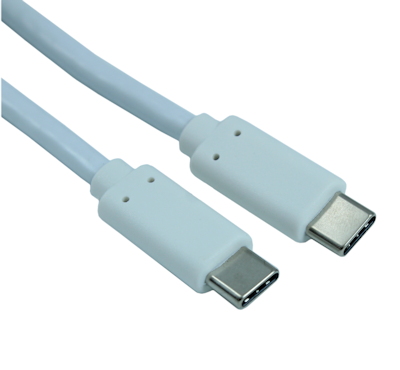 1ft USB 3.2 Gen 1 Type-C Male to Type-C Male Cable 5 Gbps White
