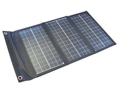 Portable Solar Panel USB Charger, 18 Watt/5 Volts to USB-C or USB-A Ports