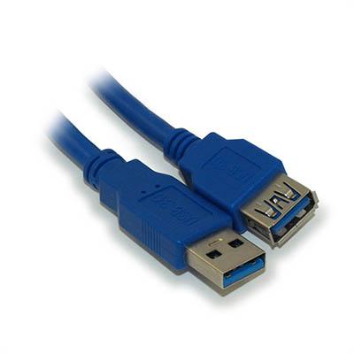 6 inch USB 3.2 Gen 1 SUPERSPEED 5Gbps Type A Male to A FEMALE Extension Cable