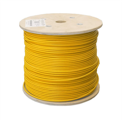 1000ft Access Control 16 wire Shielded PLENUM Bulk Cable, Spooled, Yellow