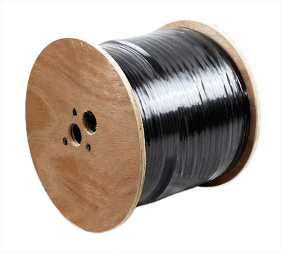 500ft Landscaping Cable, Burial Rated, 12AWG/2 Conductor, Black