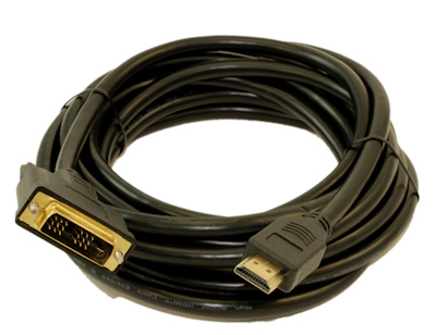 15ft HDMI/DVI-D Combination Cable (28 AWG Gold Plated