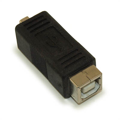 USB B Female/Mini 4 pin Male Adapter