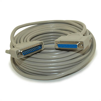 50ft Serial DB25/DB25 RS232 Male to Female EXTENSION Cable