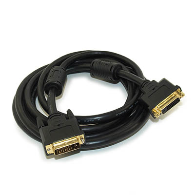 10ft DVI-D DUAL LINK (28 AWG) Extension Cable (M/F) Gold Plated