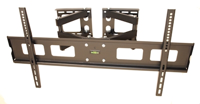 FULL MOTION 2-ARM CORNER Wall Mount Bracket 42-74'' TVs to 132 lbs