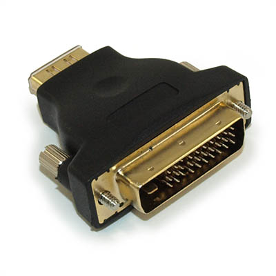 DVI-M1 Male to HDMI Female Adapter, Gold Plated
