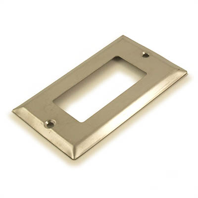 Wall plate: 1 Gang Decor Outer Frame, Stainless Steel