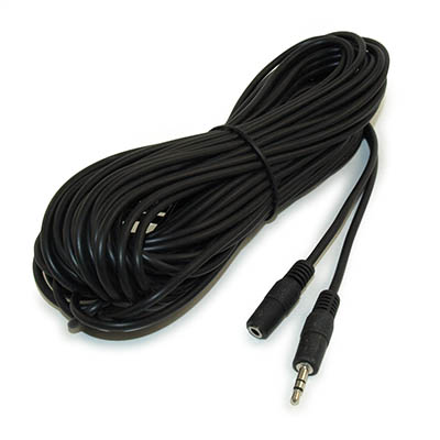 50ft 3.5mm Mini-Stereo TRS Male to Female Audio Extension Cable