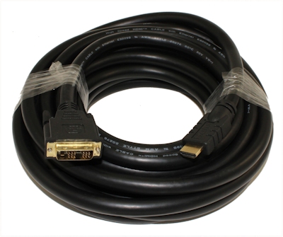 25ft HDMI/DVI-D Combination Cable (24 AWG), Gold Plated