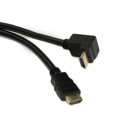6ft 90 Degree High Speed HDMI Cable 4K@60Hz/18Gbps 28AWG Gold Plated