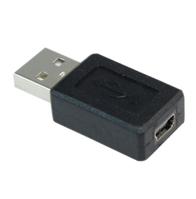 USB A Male/Mini-B 5 pin Female Adapter