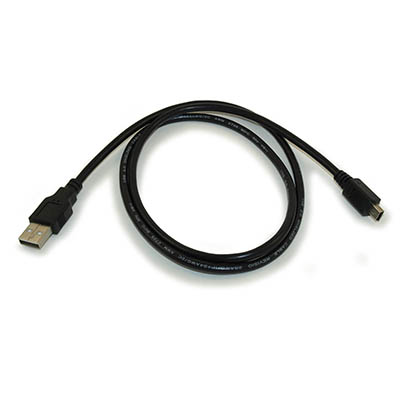 3ft USB 2.0 Certified 480Mbps Type A Male to Mini-B/5-Pin Male Cable