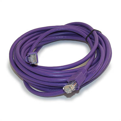 14ft Cat6 Ethernet RJ45 Patch Cable, Stranded, Snagless Booted, PURPLE