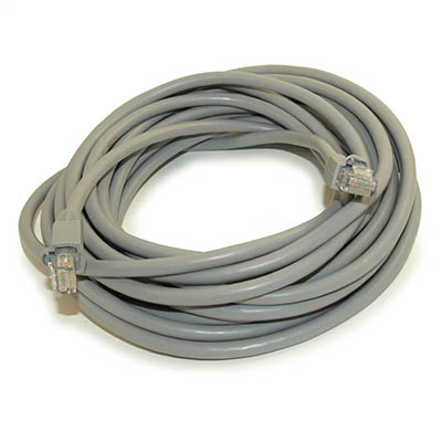 20ft Cat6 Ethernet RJ45 Patch Cable, Stranded, Snagless Booted, GRAY
