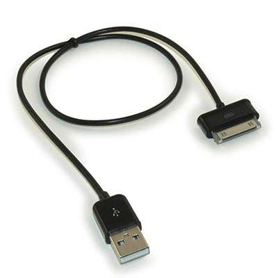 1.5ft Samsung Galaxy Tablet USB Cable, Black