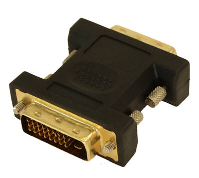 DVI-D Male to Male Gold Gender Changer