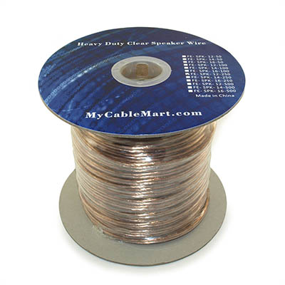 Speaker Wire, 250ft, 12AWG Copper Enhanced Loud Oxygen Free