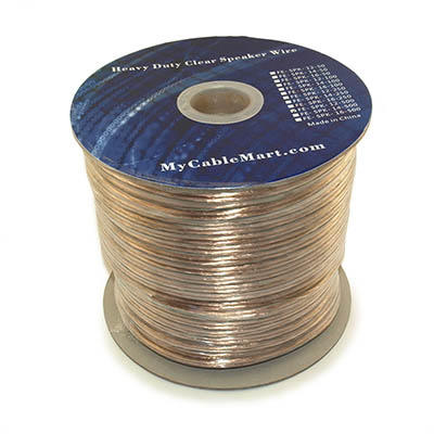 Speaker Wire, 500ft, 12AWG Copper Enhanced Loud Oxygen Free