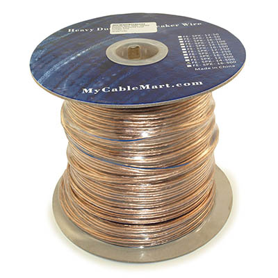 Speaker Wire, 500ft, 14AWG Copper Enhanced Loud Oxygen Free