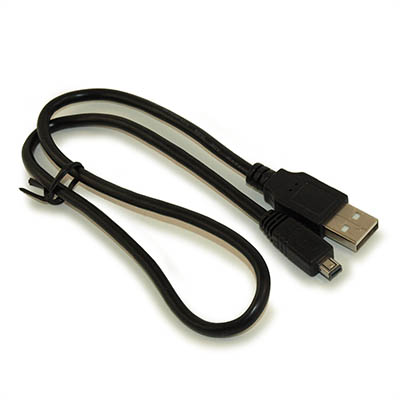 1.5ft USB 2.0 Certified 480Mbps Type A Male to Mini 4-Pin Male Cable