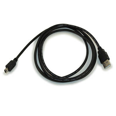 6ft USB 2.0 Certified 480Mbps Type A Male to Mini-B/5-Pin Male Cable