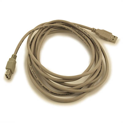 10ft USB 2.0 EXTENSION Type A Male to A FEMALE Cable, Beige