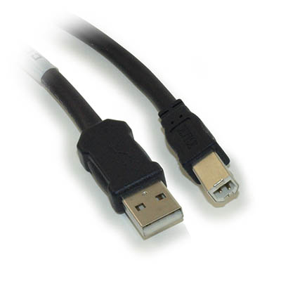 Active MyCableMart 50ft USB 2.0 Plenum Type A Male to A Female Cable Black