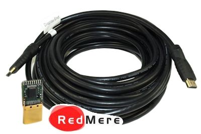 20ft HIGH SPEED HDMI (4K@30Hz) Cable In Wall Rated w/Redmere 