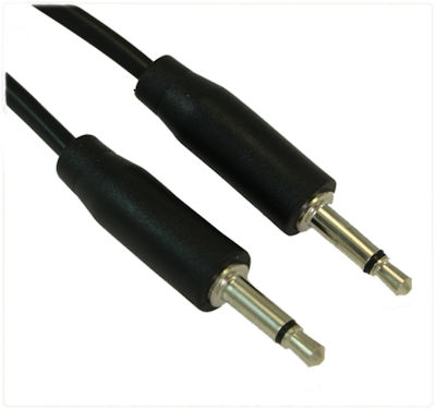 6ft 3.5mm SLIM MONO TS (2 conductor) Male to Male Audio Cable